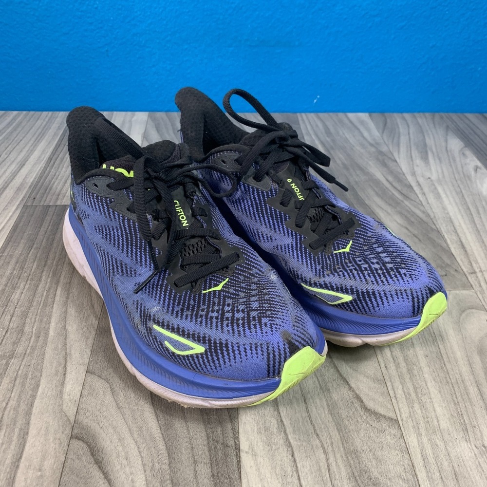 Size 8 B - Hoka One One HOKA Clifton 9 Women's Airy Blue Shoes Running Sneaker - Picture 5 of 12